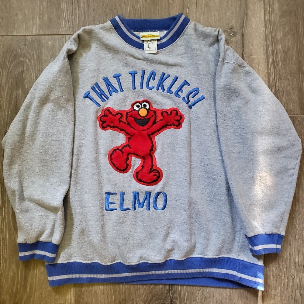 Sesame street TICKLE ME ELMO sweatshirt